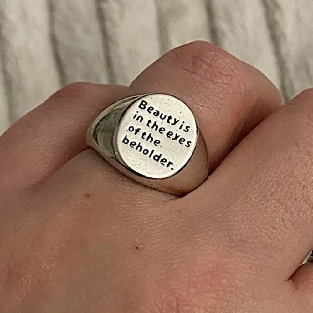 Beauty is in the Eye of the Beholder Sterling Silver Ring